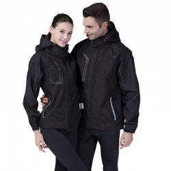 Plain Women's Nero jacket Spiro 140 GSM